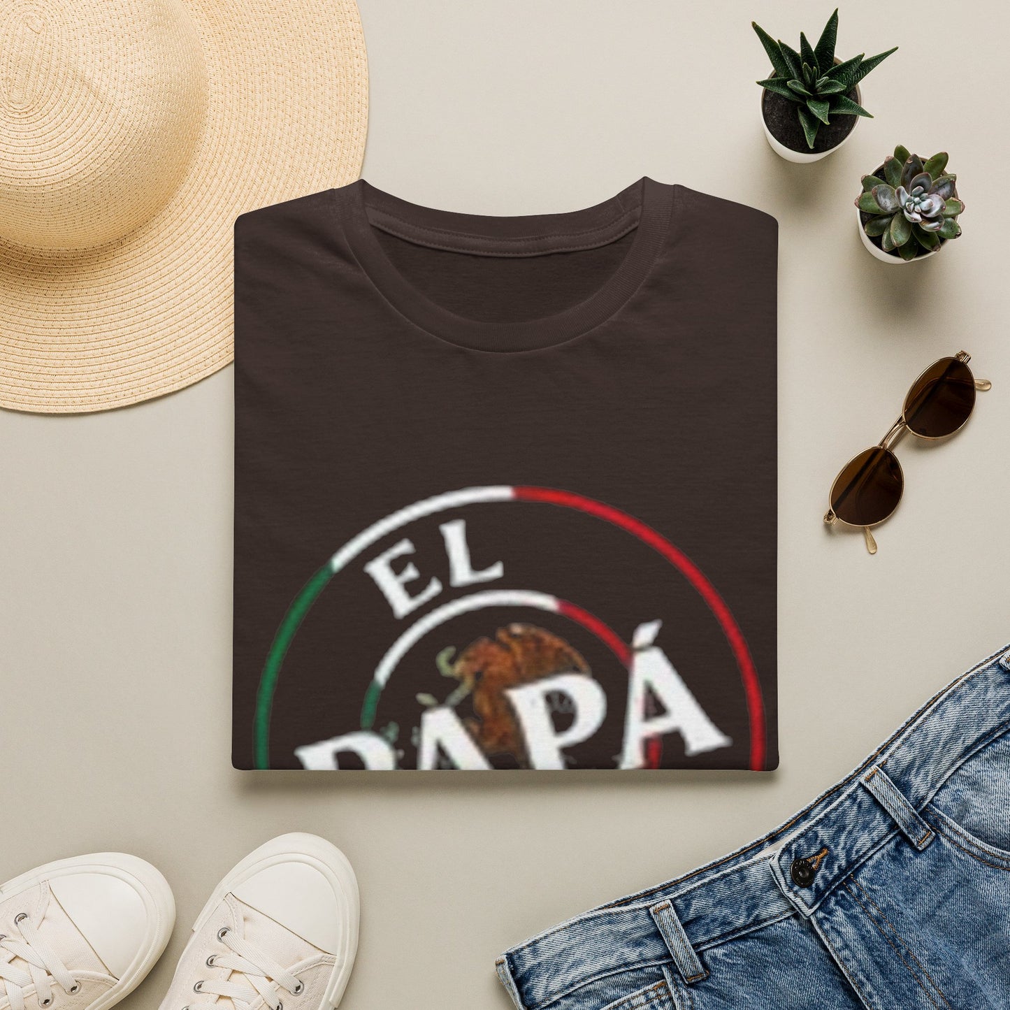 Mexico Flag Emblem T-Shirt — Subtle Vintage Mexican Seal Tee