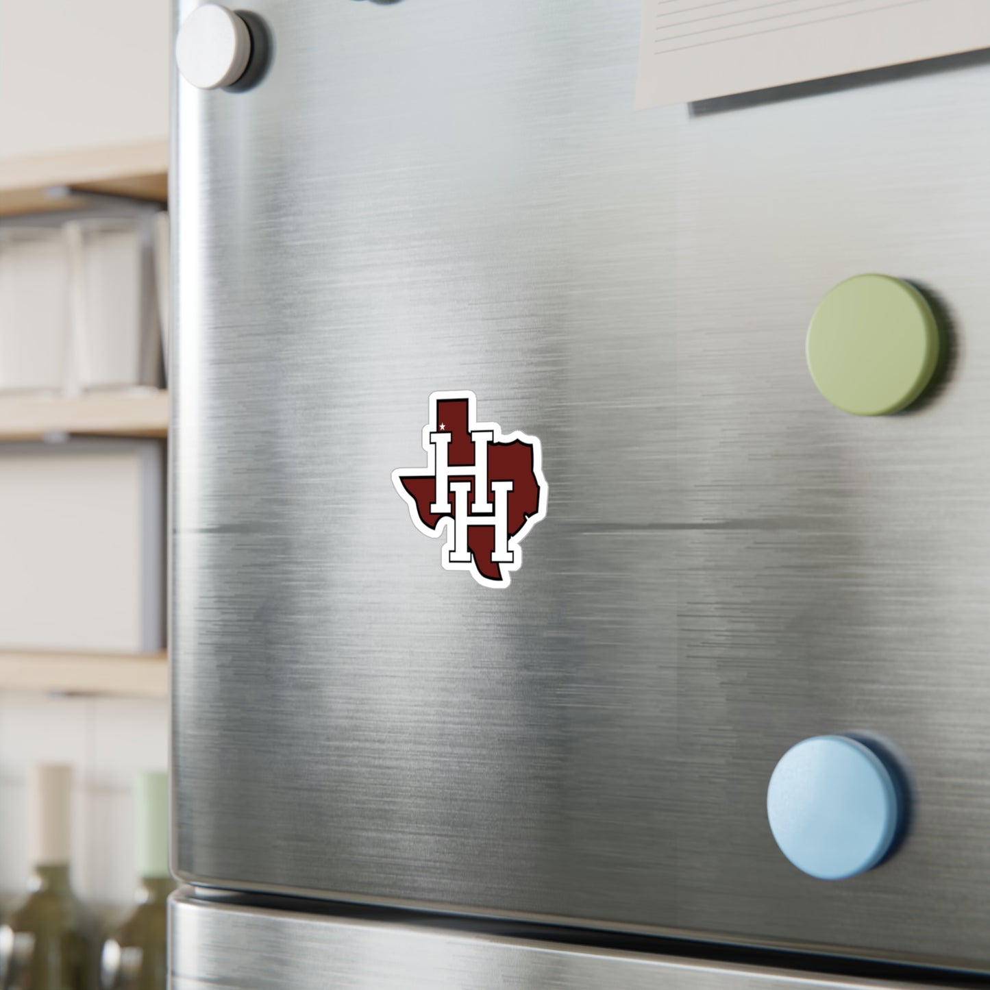 Hereford Texas HH Monogram Vinyl Sticker — Kiss-Cut Decal