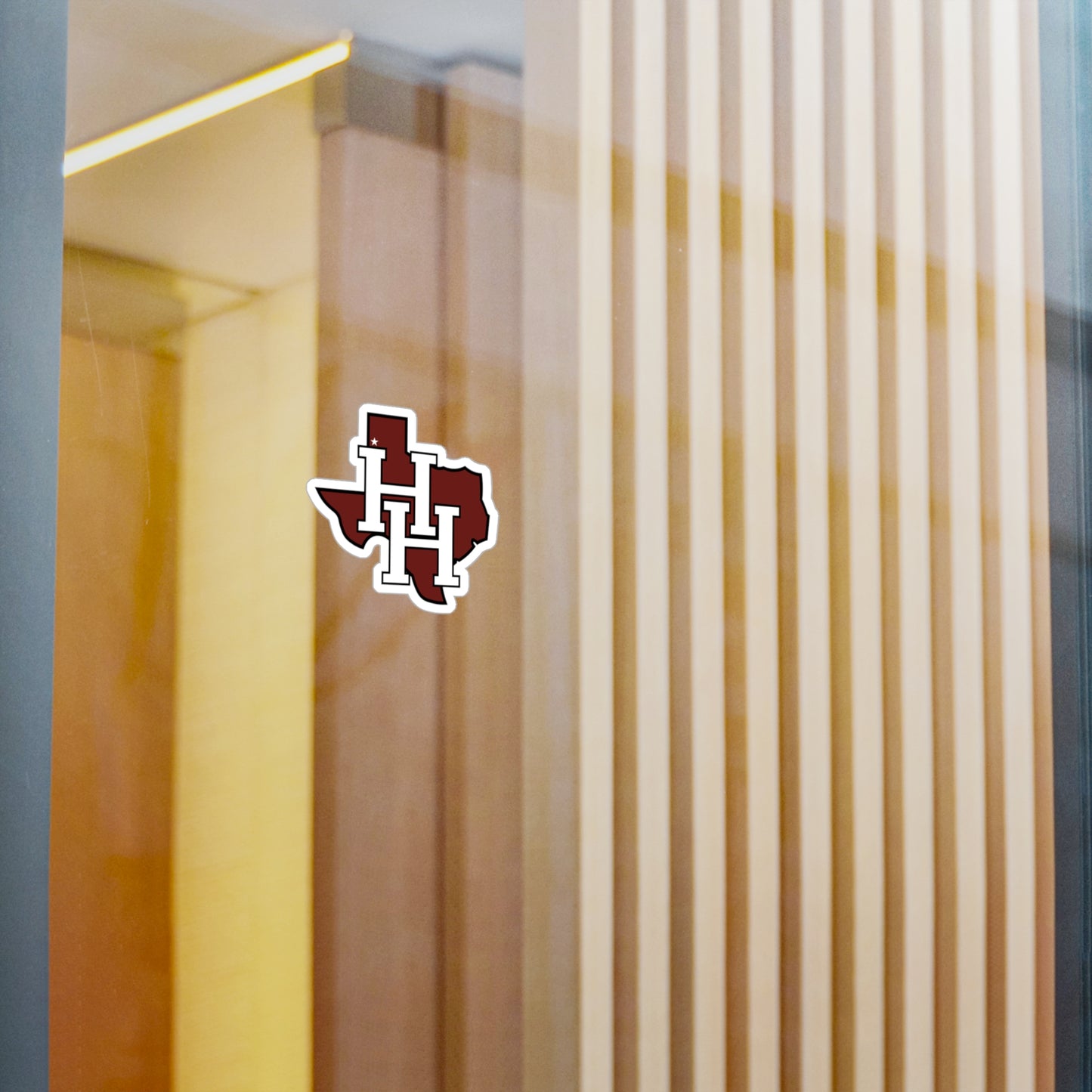 Hereford Texas HH Monogram Vinyl Sticker — Kiss-Cut Decal