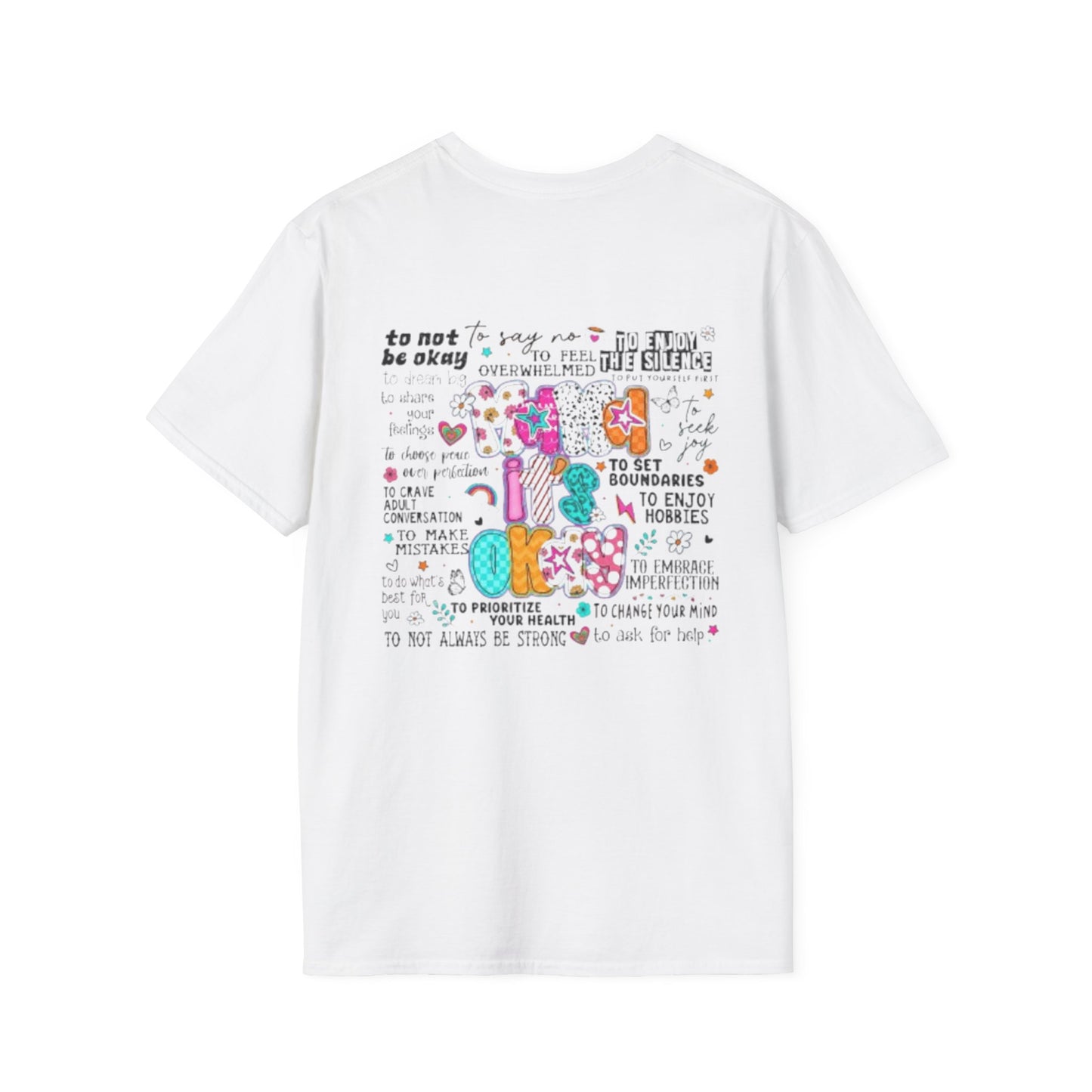 Affirmation MAMA T-Shirt — Colorful Self-Care Graphic Tee