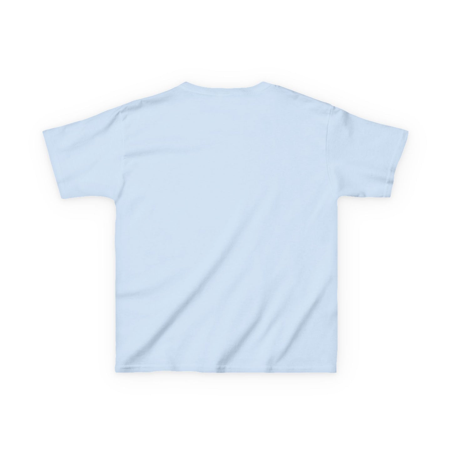 Kids Tee — "Loves Jesus and America Too" Patriotic Christian Youth Shirt