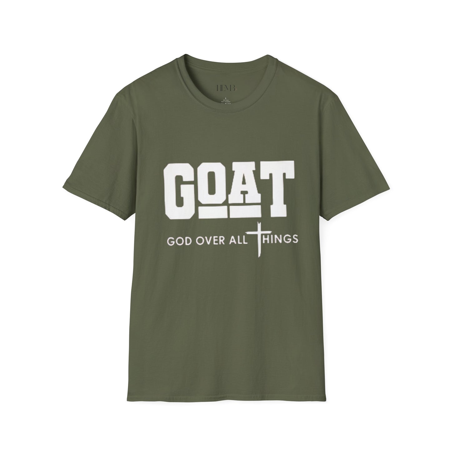 GOAT (God Over All Things) T-Shirt — Christian Faith Graphic Tee