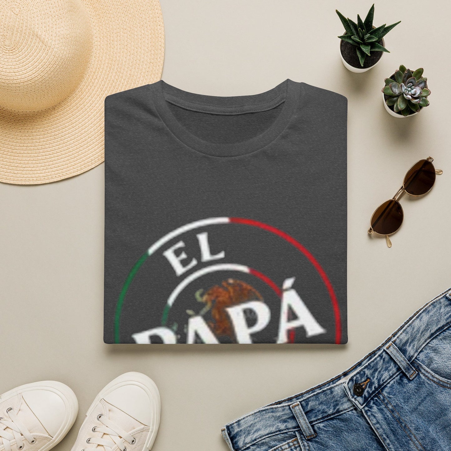 Mexico Flag Emblem T-Shirt — Subtle Vintage Mexican Seal Tee