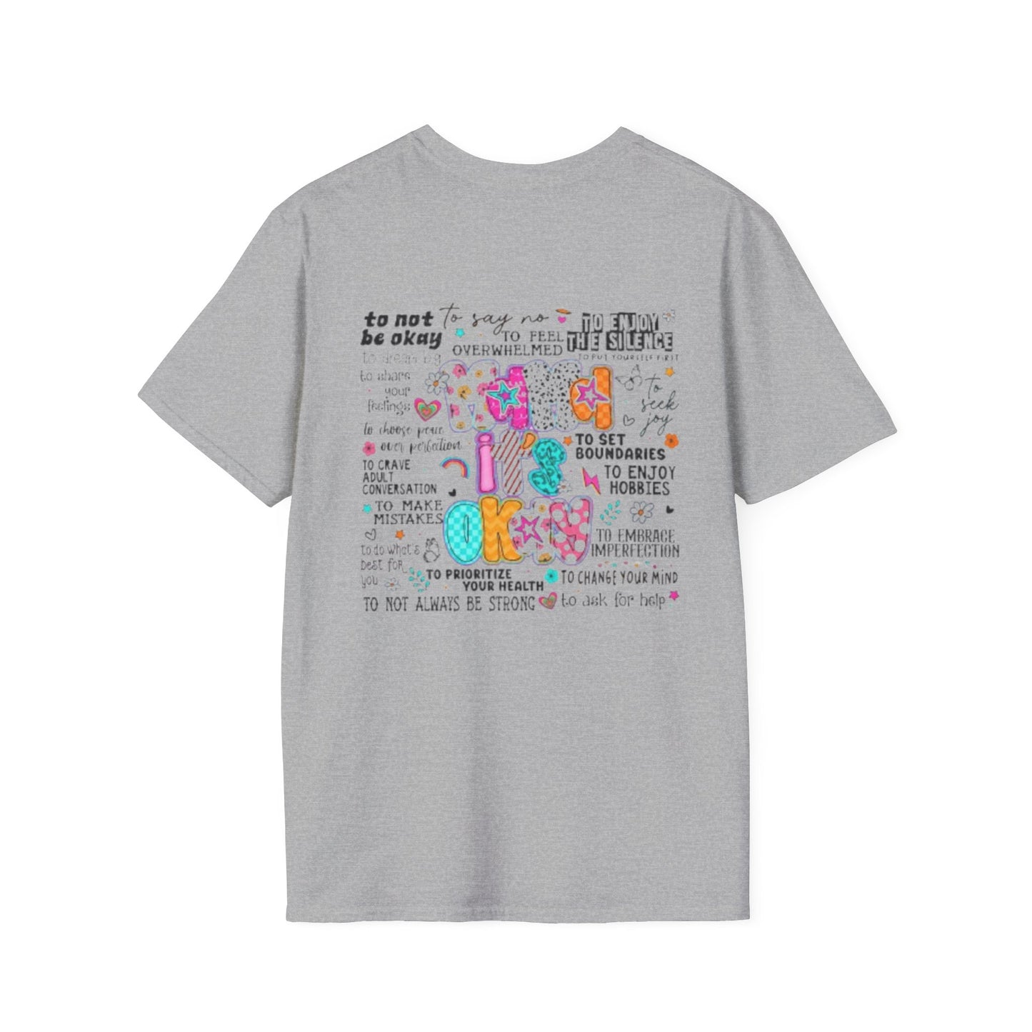 Affirmation MAMA T-Shirt — Colorful Self-Care Graphic Tee