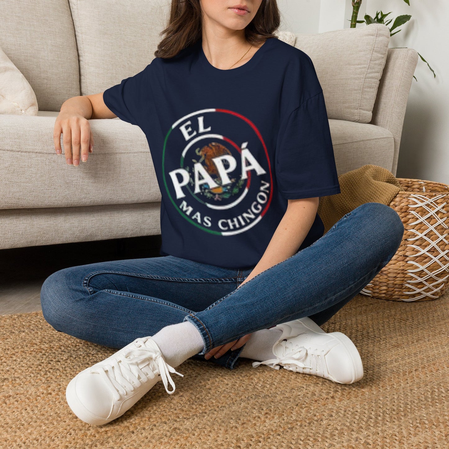 Mexico Flag Emblem T-Shirt — Subtle Vintage Mexican Seal Tee