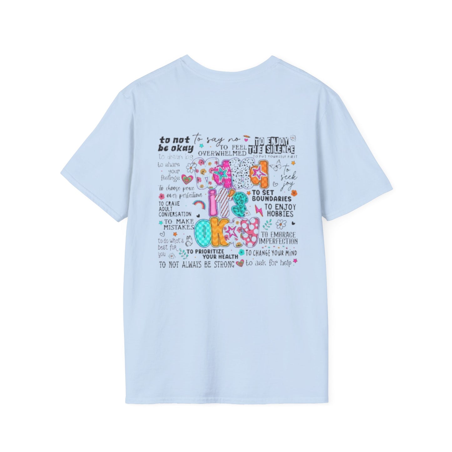 Affirmation MAMA T-Shirt — Colorful Self-Care Graphic Tee