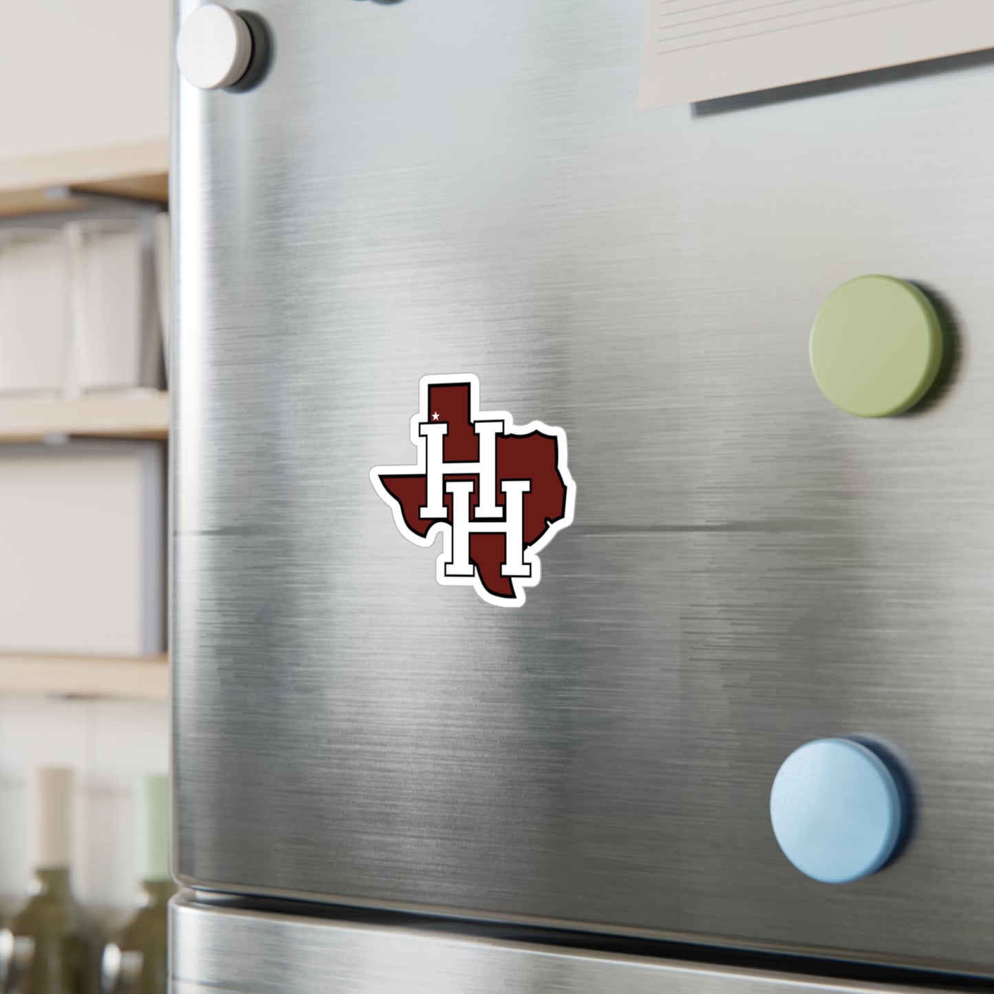 Hereford Texas HH Monogram Vinyl Sticker — Kiss-Cut Decal
