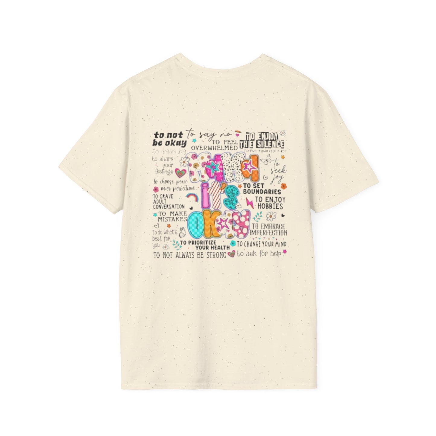 Affirmation MAMA T-Shirt — Colorful Self-Care Graphic Tee