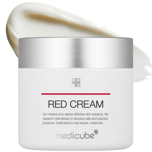 Medicube Red Cream 2.0 || Low-irritating formula for trouble-prone skin | Soothing and relieving | Formulated with BHA, Niacinamide & Adenosine | Non-comedogenic | Korean skincare